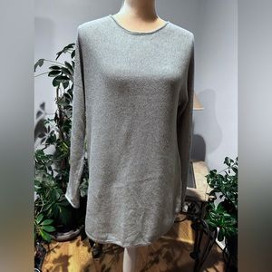 Micheal by Micheal Kors Cotton blend  small gray tunic sweater Cute!